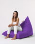 Atelier Del Sofa Pyramid Big Bed Pouf - Púrpura